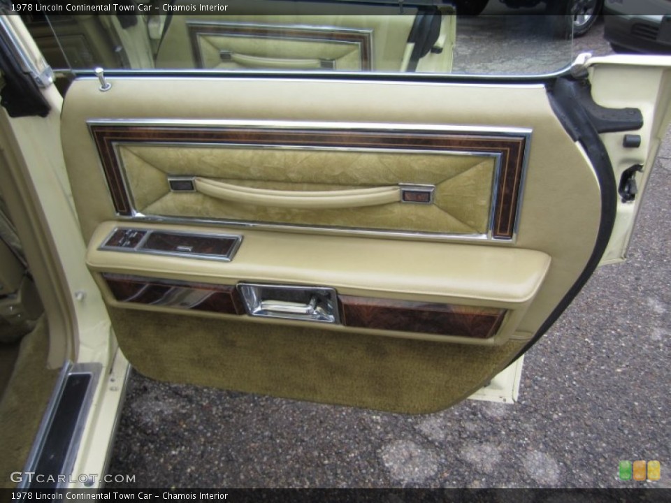 Chamois Interior Door Panel for the 1978 Lincoln Continental Town Car #80391081