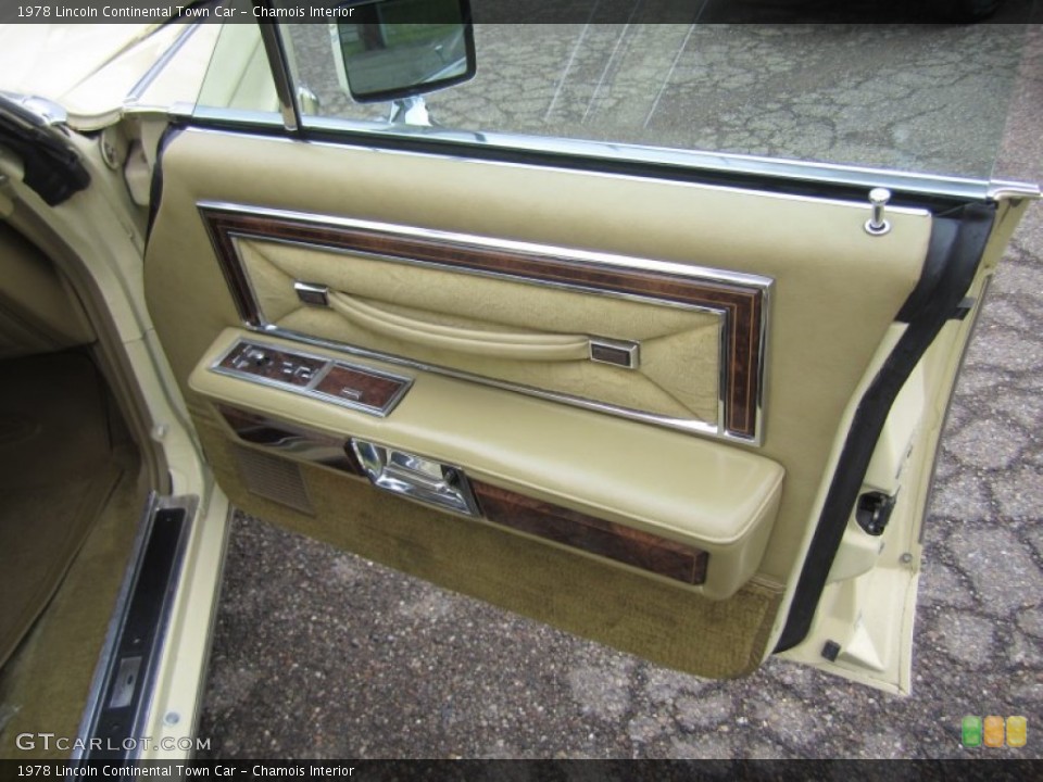 Chamois Interior Door Panel for the 1978 Lincoln Continental Town Car #80391085