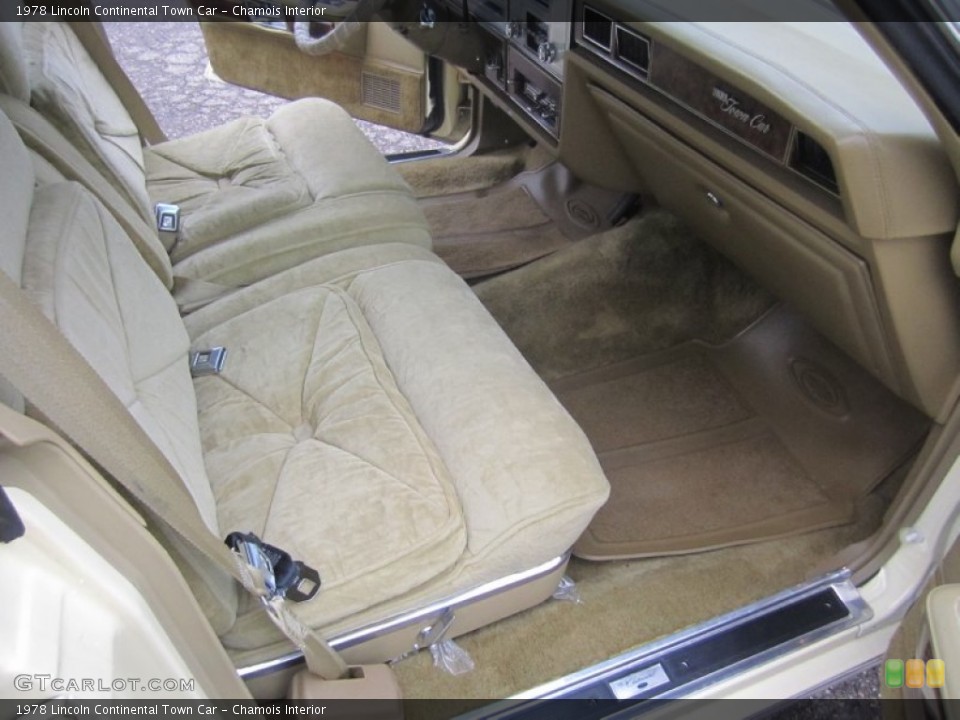Chamois Interior Front Seat for the 1978 Lincoln Continental Town Car #80391090