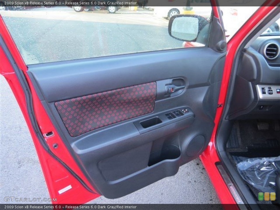 Release Series 6.0 Dark Gray/Red Interior Door Panel for the 2009 Scion xB Release Series 6.0 #80393091