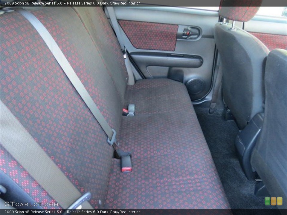 Release Series 6.0 Dark Gray/Red Interior Rear Seat for the 2009 Scion xB Release Series 6.0 #80393176