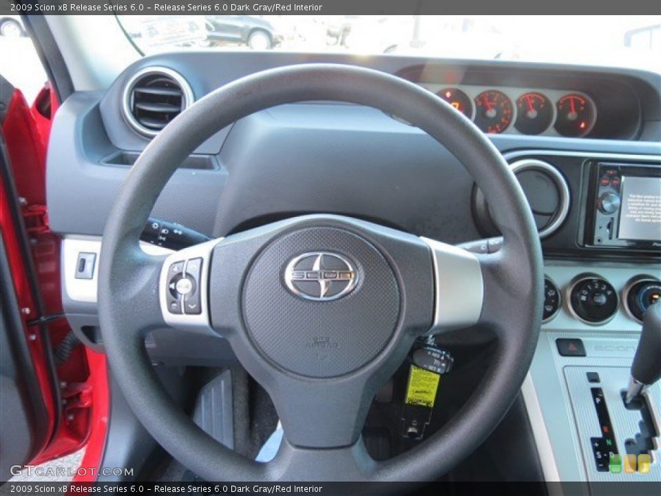 Release Series 6.0 Dark Gray/Red Interior Steering Wheel for the 2009 Scion xB Release Series 6.0 #80393230