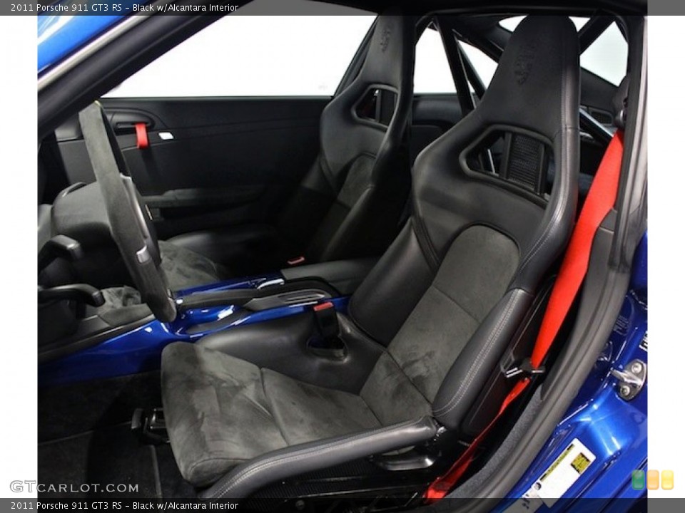 Black w/Alcantara Interior Front Seat for the 2011 Porsche 911 GT3 RS #80393848