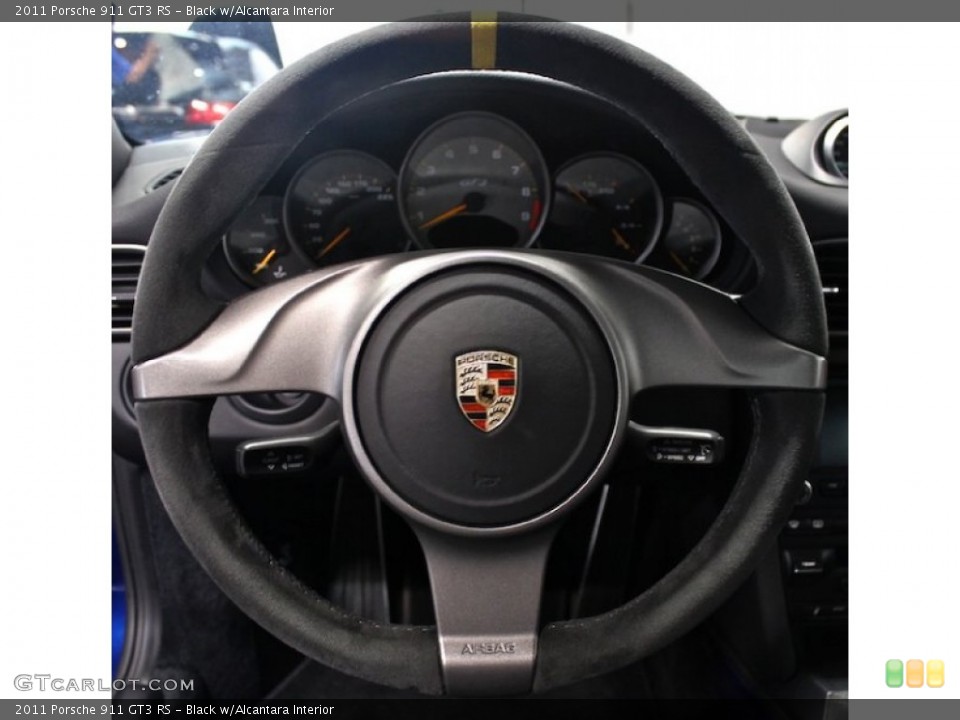 Black w/Alcantara Interior Steering Wheel for the 2011 Porsche 911 GT3 RS #80394013