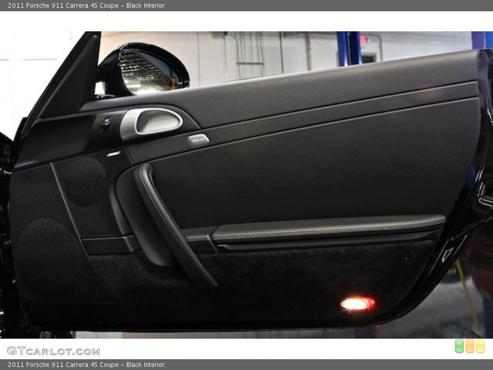 Black Interior Door Panel for the 2011 Porsche 911 Carrera 4S Coupe #80394994