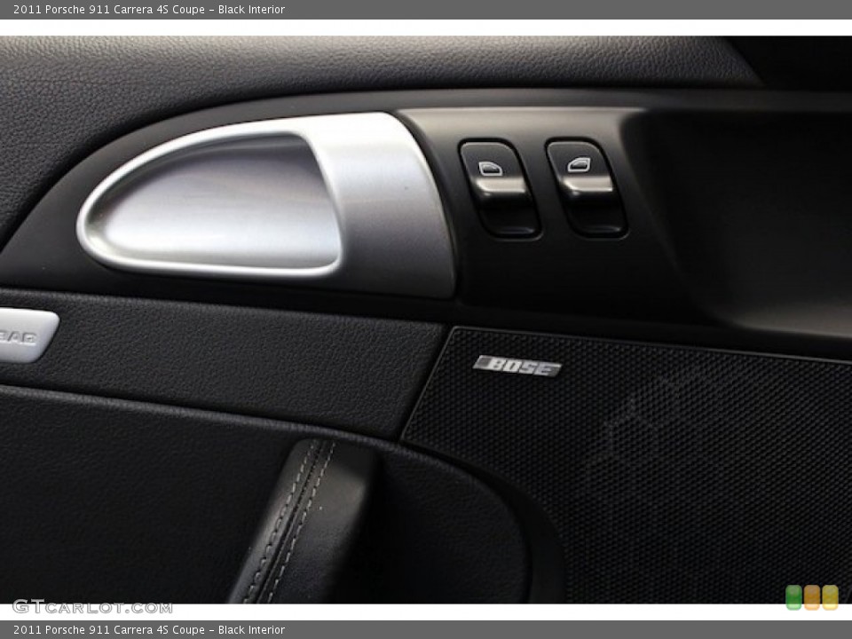 Black Interior Controls for the 2011 Porsche 911 Carrera 4S Coupe #80395017
