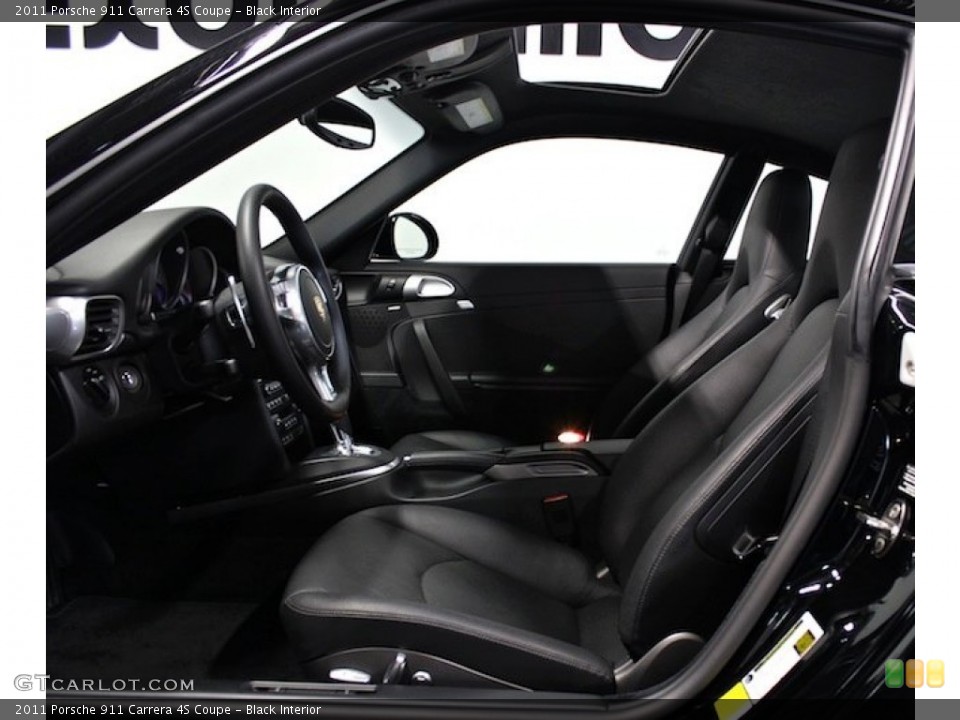 Black Interior Photo for the 2011 Porsche 911 Carrera 4S Coupe #80395085