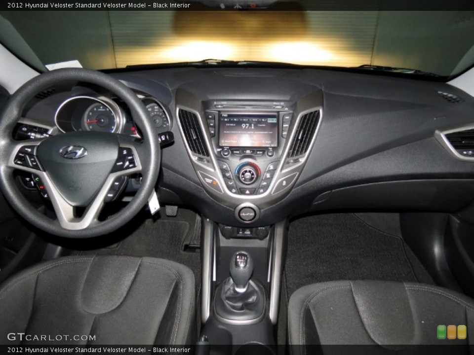 Black Interior Dashboard for the 2012 Hyundai Veloster  #80396389