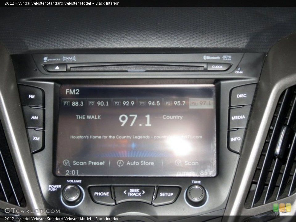 Black Interior Audio System for the 2012 Hyundai Veloster  #80396422