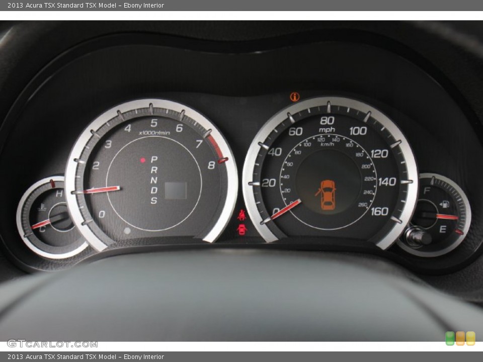 Ebony Interior Gauges for the 2013 Acura TSX  #80397034