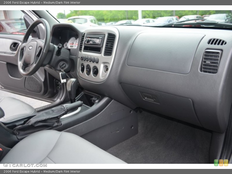 Medium/Dark Flint Interior Dashboard for the 2006 Ford Escape Hybrid #80397595