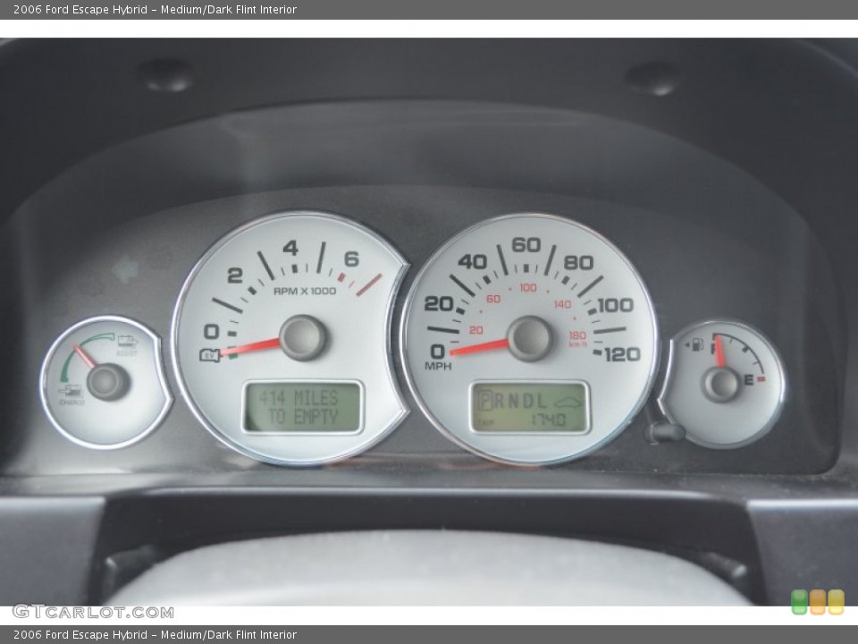 Medium/Dark Flint Interior Gauges for the 2006 Ford Escape Hybrid #80397784