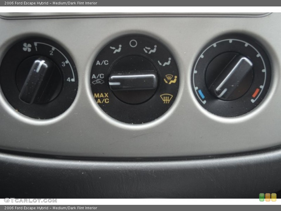 Medium/Dark Flint Interior Controls for the 2006 Ford Escape Hybrid #80397832