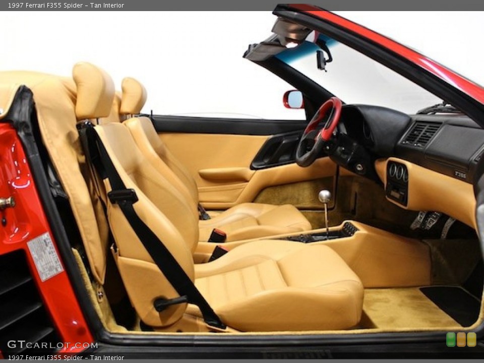 Tan Interior Photo for the 1997 Ferrari F355 Spider #80397835