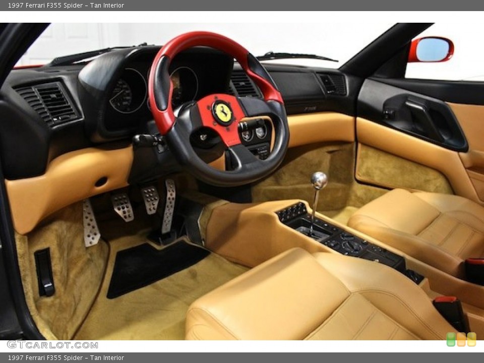 Tan 1997 Ferrari F355 Interiors