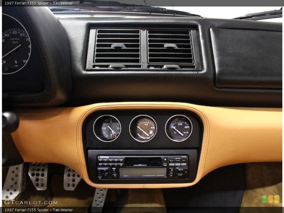 Tan Interior Controls for the 1997 Ferrari F355 Spider #80398023