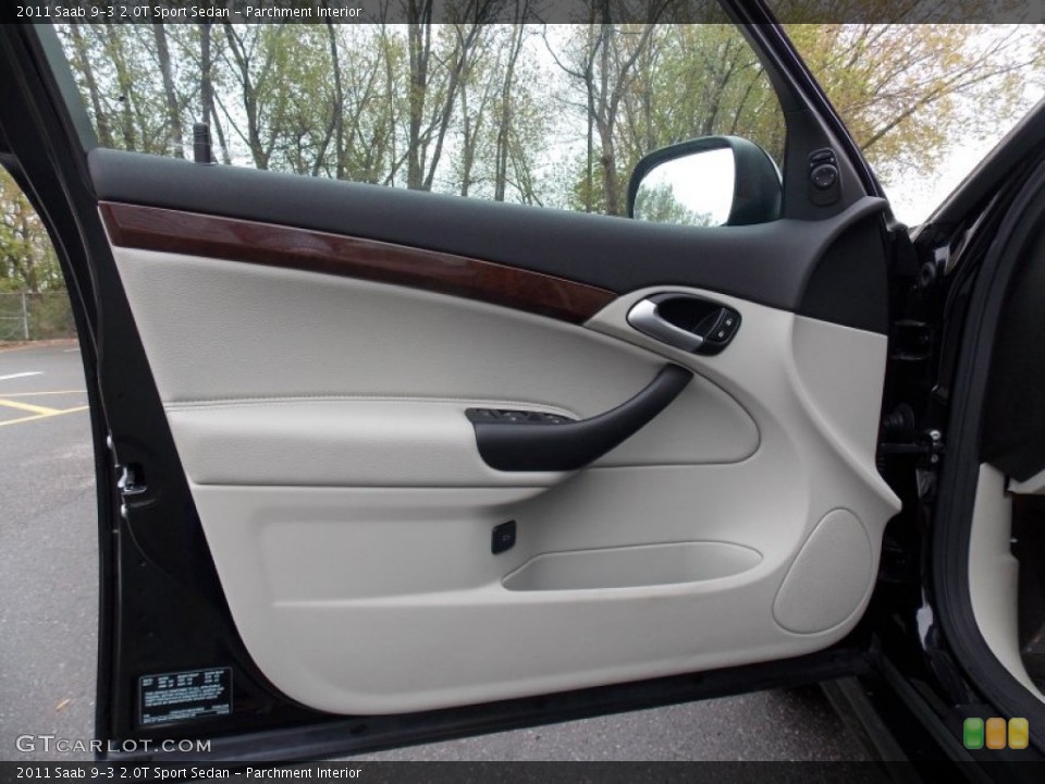 Parchment Interior Door Panel for the 2011 Saab 9-3 2.0T Sport Sedan #80399819