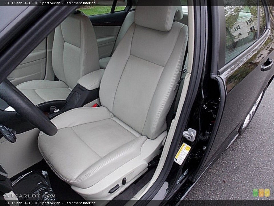 Parchment Interior Front Seat for the 2011 Saab 9-3 2.0T Sport Sedan #80399852