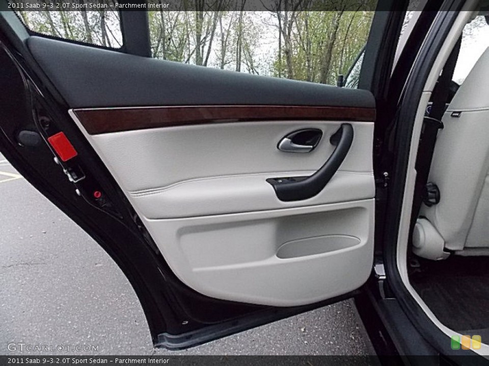 Parchment Interior Door Panel for the 2011 Saab 9-3 2.0T Sport Sedan #80399975