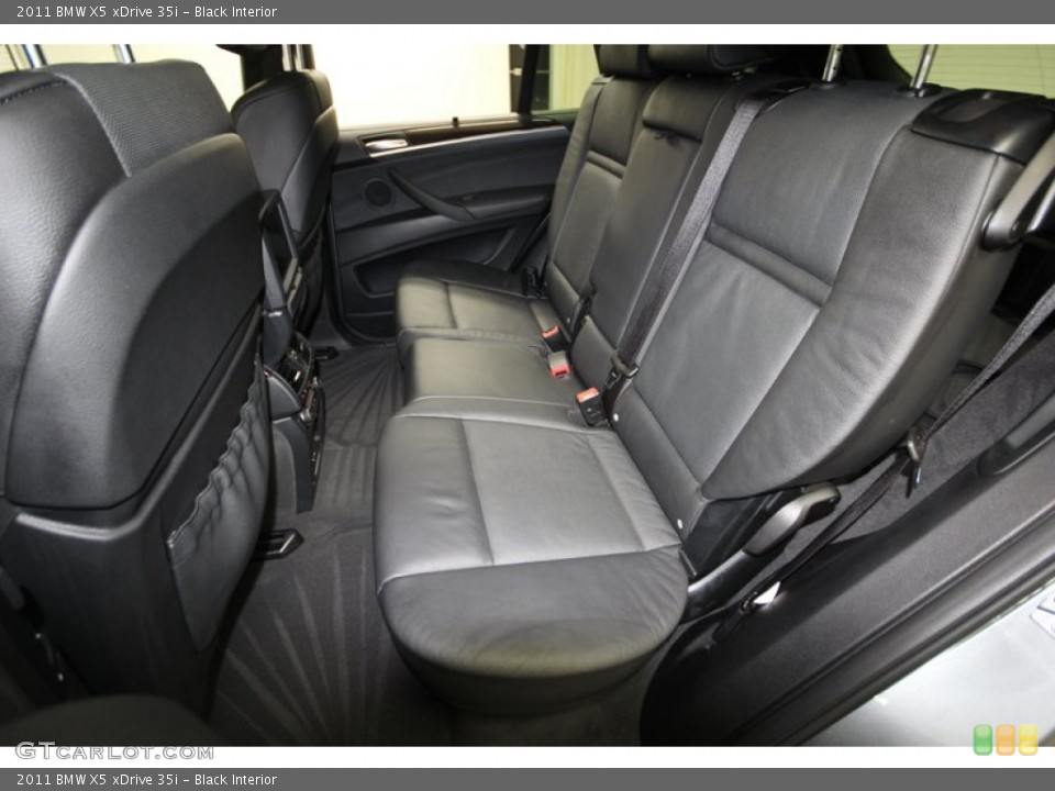 Black Interior Rear Seat for the 2011 BMW X5 xDrive 35i #80400730