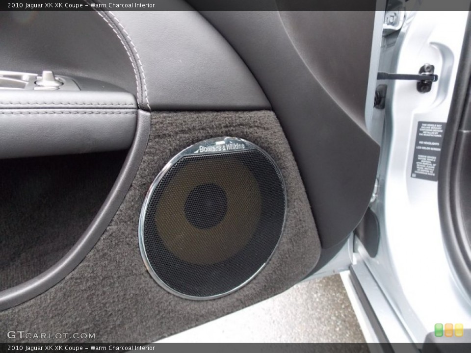 Warm Charcoal Interior Audio System for the 2010 Jaguar XK XK Coupe #80400758