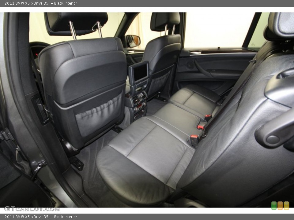 Black Interior Rear Seat for the 2011 BMW X5 xDrive 35i #80401152