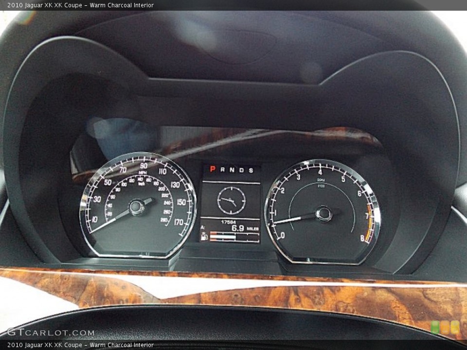 Warm Charcoal Interior Gauges for the 2010 Jaguar XK XK Coupe #80401270