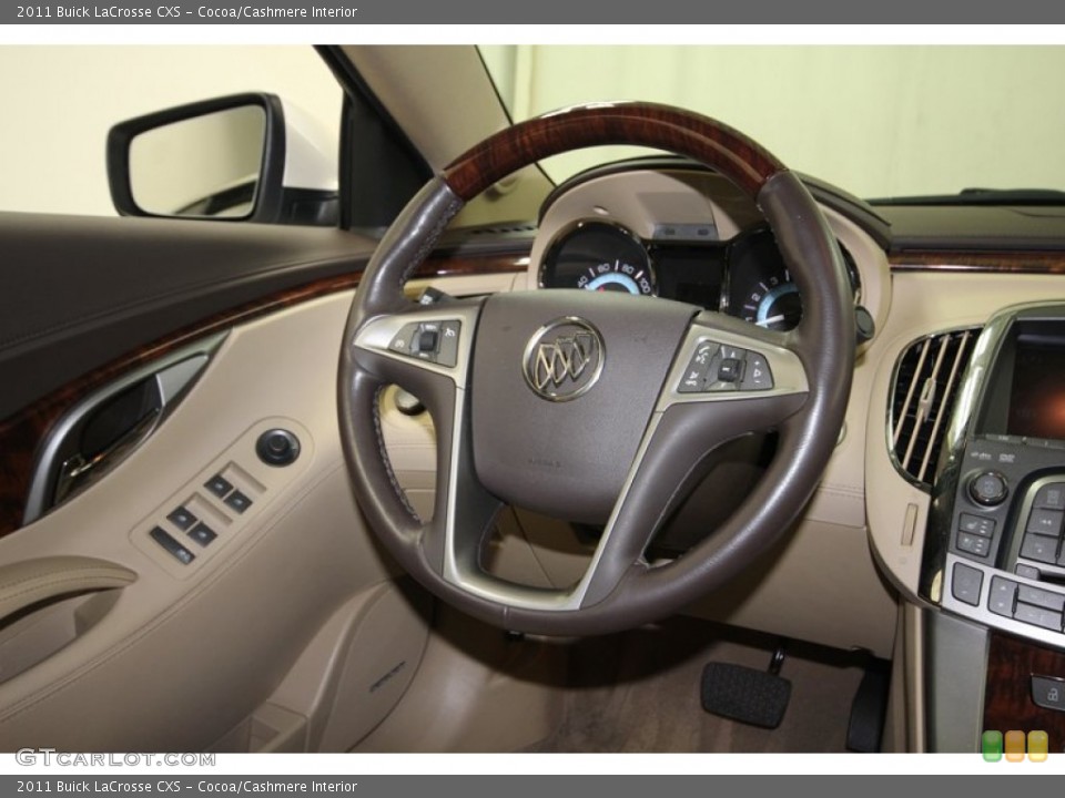 Cocoa/Cashmere Interior Steering Wheel for the 2011 Buick LaCrosse CXS #80402308