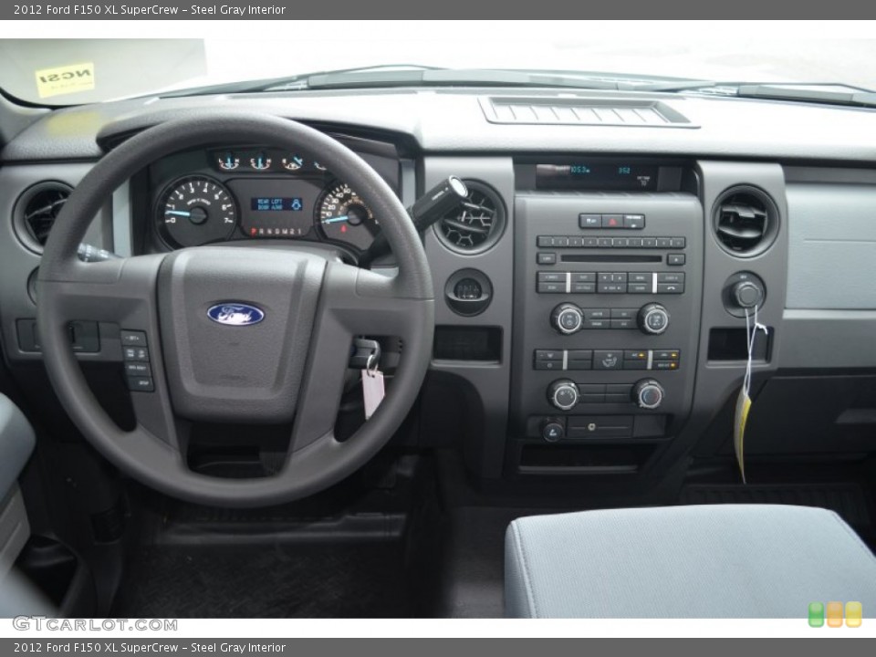 Steel Gray Interior Dashboard for the 2012 Ford F150 XL SuperCrew #80402380