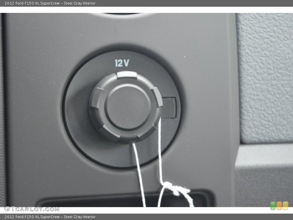 Steel Gray Interior Controls for the 2012 Ford F150 XL SuperCrew #80402575