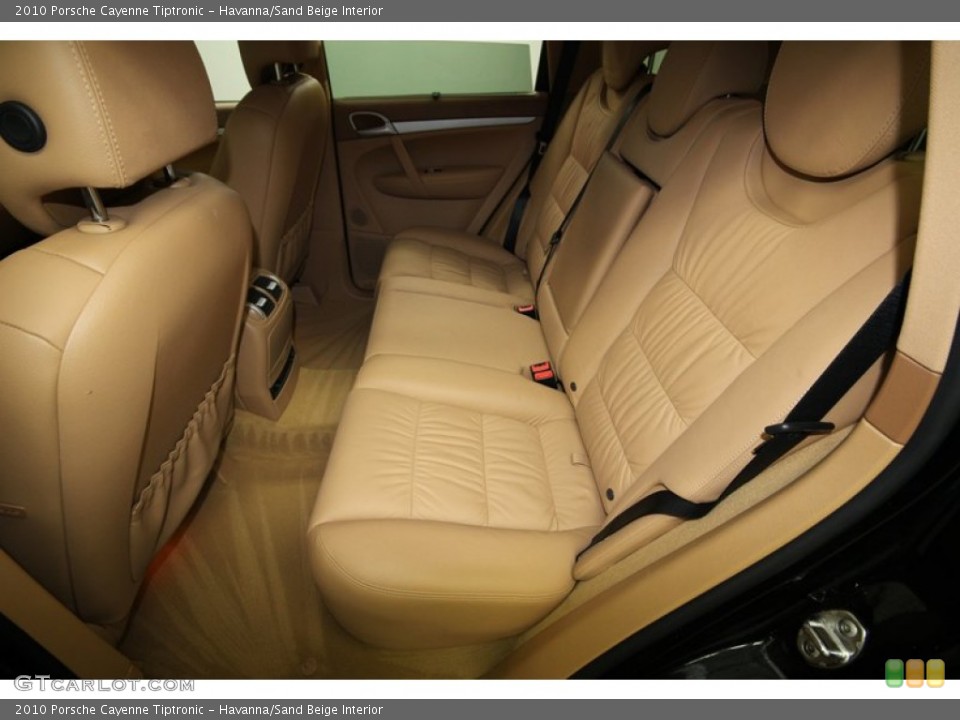 Havanna/Sand Beige Interior Rear Seat for the 2010 Porsche Cayenne Tiptronic #80404058