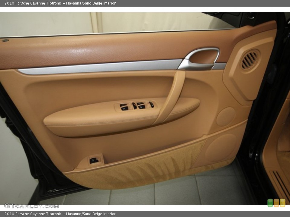 Havanna/Sand Beige Interior Door Panel for the 2010 Porsche Cayenne Tiptronic #80404083