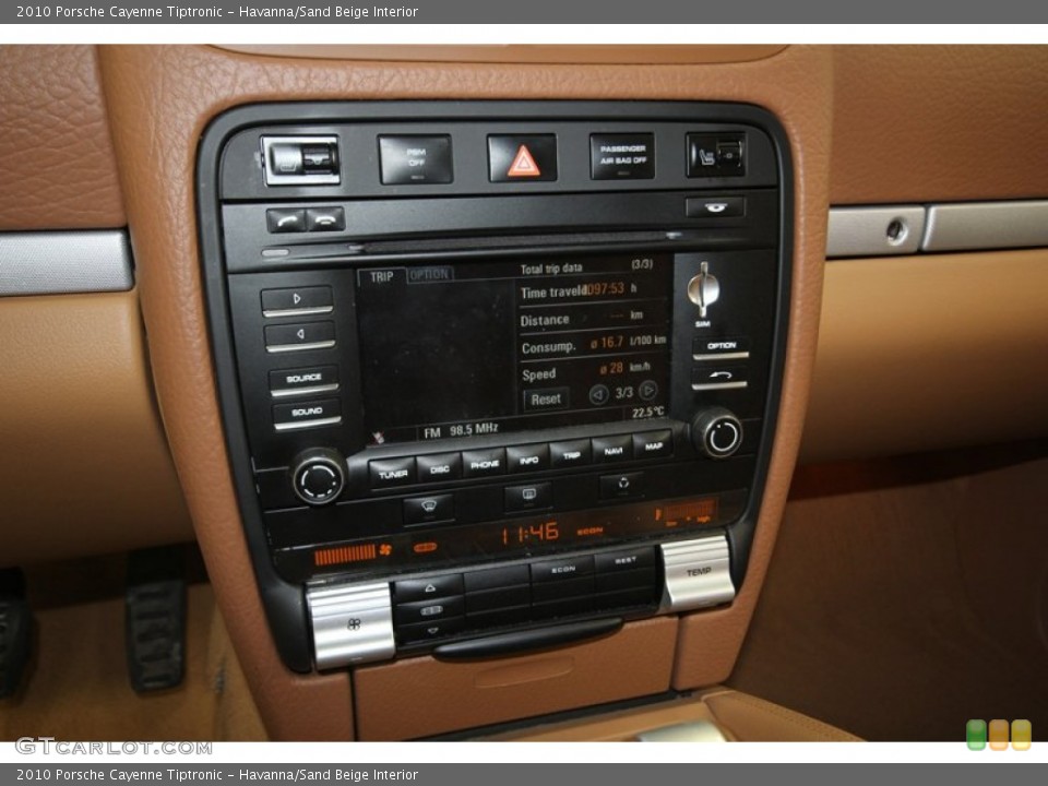 Havanna/Sand Beige Interior Controls for the 2010 Porsche Cayenne Tiptronic #80404198