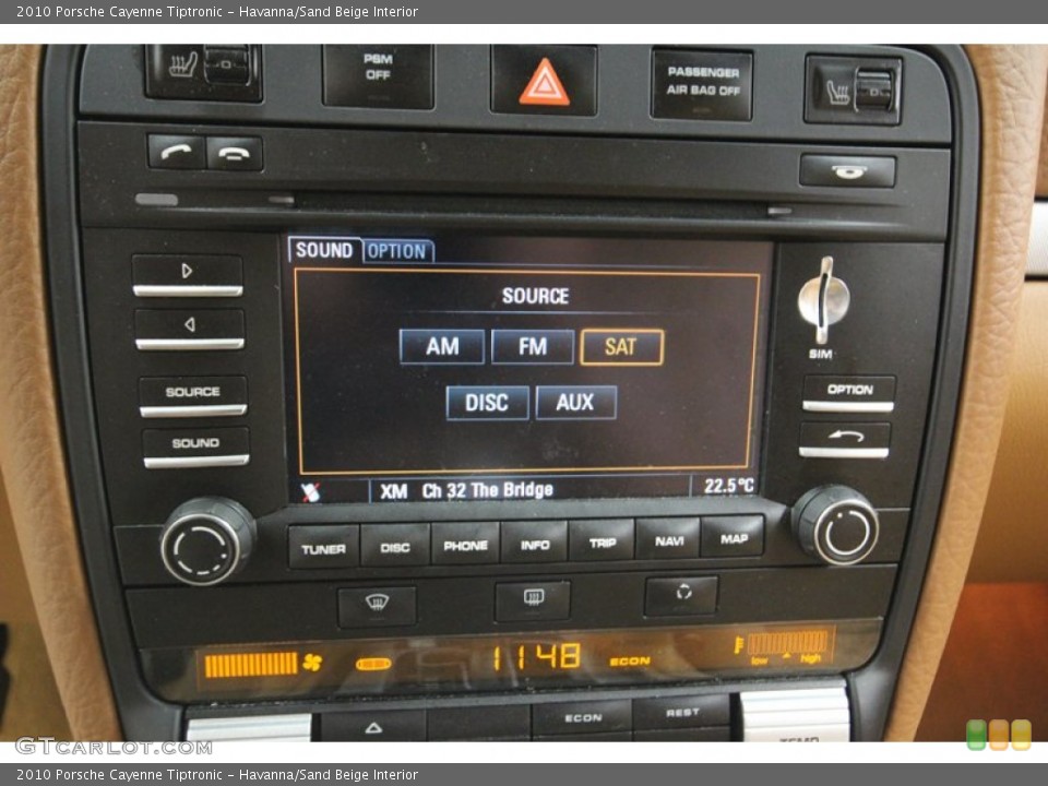 Havanna/Sand Beige Interior Controls for the 2010 Porsche Cayenne Tiptronic #80404246