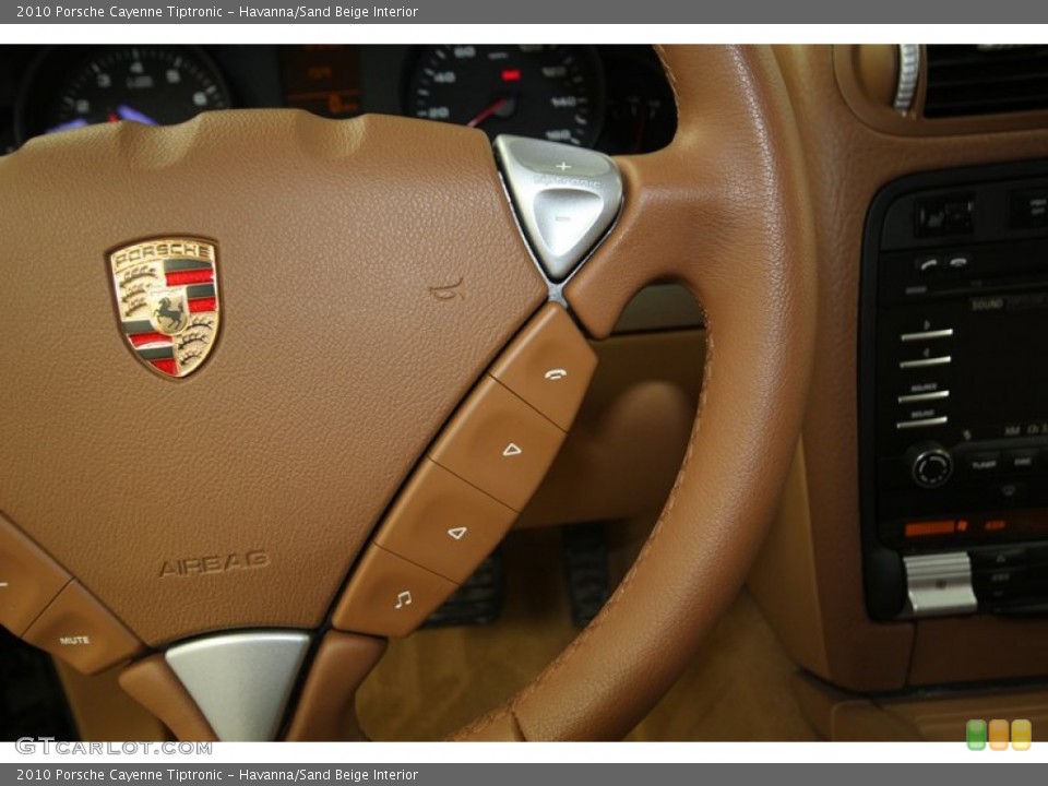 Havanna/Sand Beige Interior Steering Wheel for the 2010 Porsche Cayenne Tiptronic #80404369