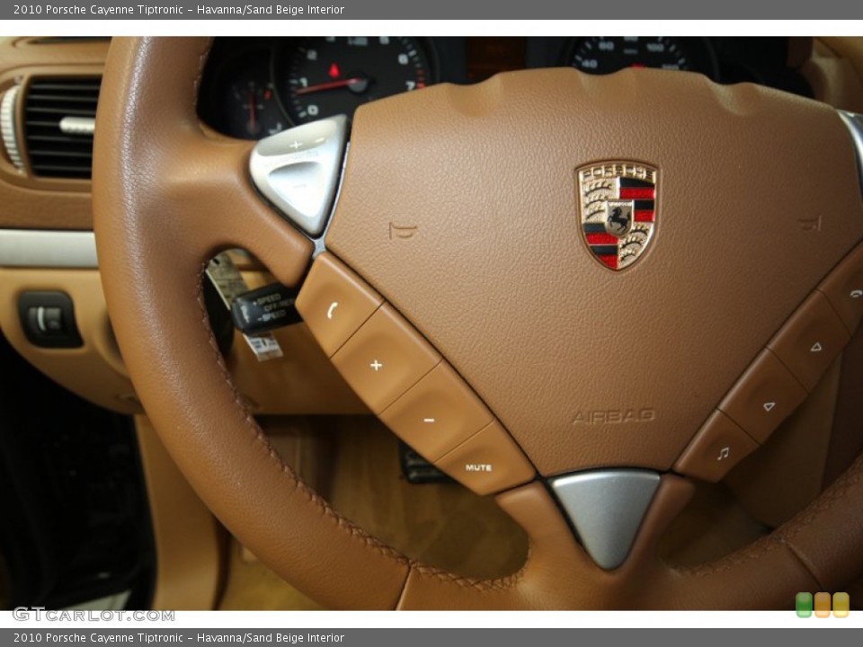 Havanna/Sand Beige Interior Steering Wheel for the 2010 Porsche Cayenne Tiptronic #80404393