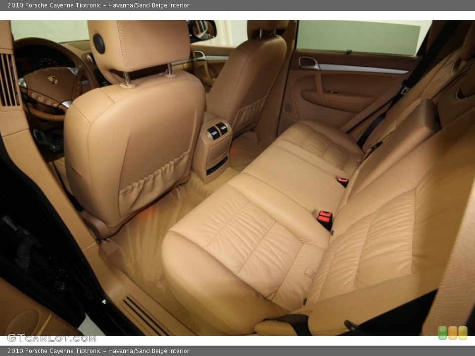 Havanna/Sand Beige Interior Rear Seat for the 2010 Porsche Cayenne Tiptronic #80404423