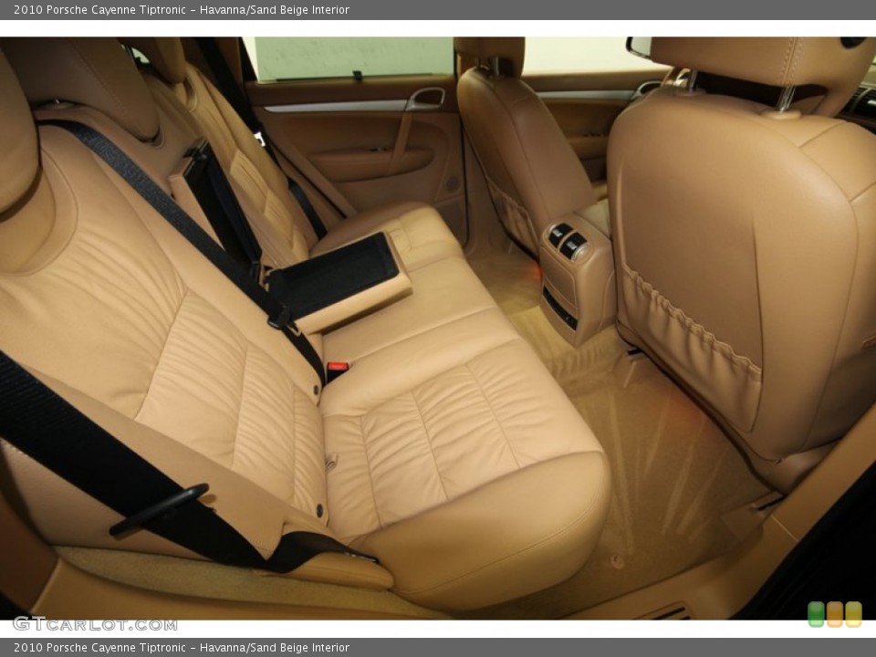 Havanna/Sand Beige Interior Rear Seat for the 2010 Porsche Cayenne Tiptronic #80404591