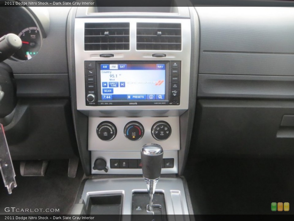 Dark Slate Gray Interior Controls for the 2011 Dodge Nitro Shock #80406407