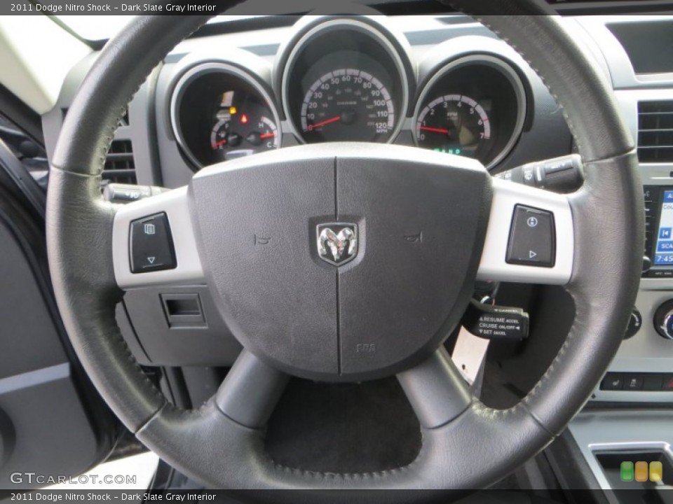 Dark Slate Gray Interior Steering Wheel for the 2011 Dodge Nitro Shock #80406509