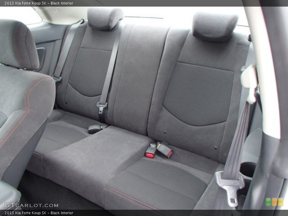Black Interior Rear Seat for the 2013 Kia Forte Koup SX #80407104