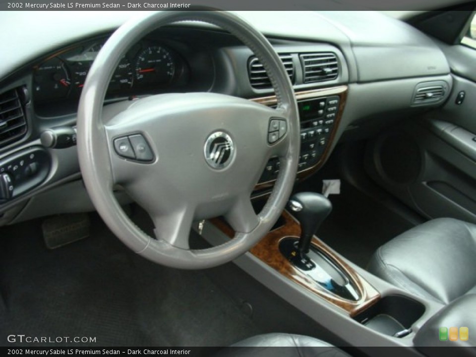 Dark Charcoal Interior Dashboard for the 2002 Mercury Sable LS Premium Sedan #80408678