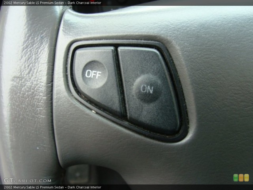 Dark Charcoal Interior Controls for the 2002 Mercury Sable LS Premium Sedan #80408788