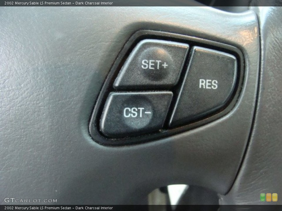 Dark Charcoal Interior Controls for the 2002 Mercury Sable LS Premium Sedan #80408812
