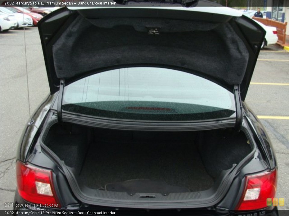 Dark Charcoal Interior Trunk for the 2002 Mercury Sable LS Premium Sedan #80408926
