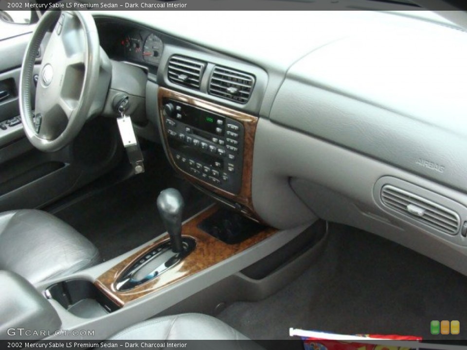 Dark Charcoal Interior Dashboard for the 2002 Mercury Sable LS Premium Sedan #80409016