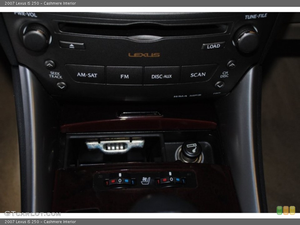 Cashmere Interior Controls for the 2007 Lexus IS 250 #80409481