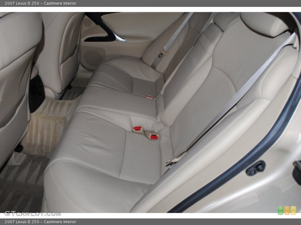 Cashmere Interior Rear Seat for the 2007 Lexus IS 250 #80409743