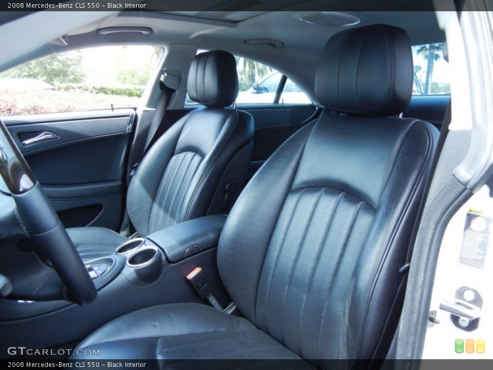 Black Interior Front Seat for the 2008 Mercedes-Benz CLS 550 #80410949