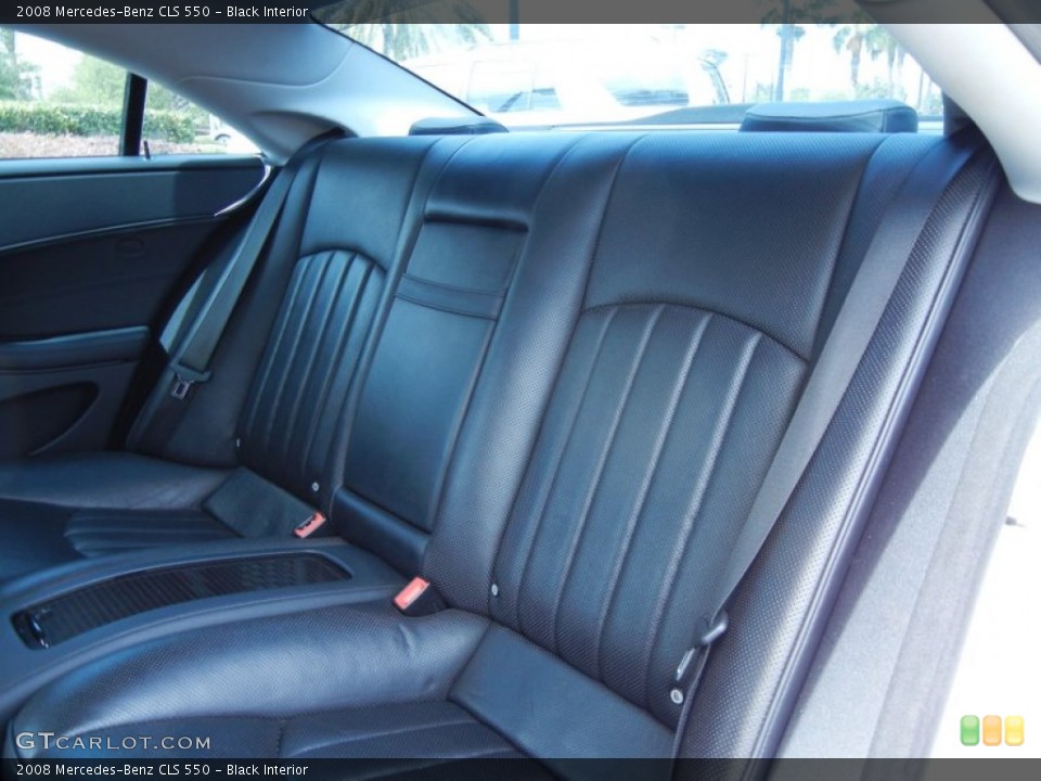 Black Interior Rear Seat for the 2008 Mercedes-Benz CLS 550 #80411028